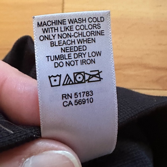 Maurices Fleece Black leggings 0X cable knit style decorative cuff warm cozy. - Picture 6 of 6